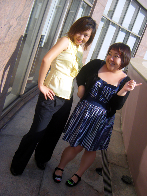 Pearlyn & I being silly... photgraphed by Michelle Yeo